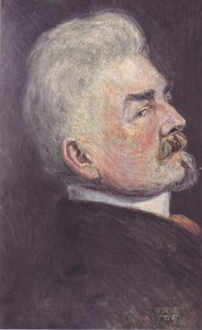 Portrait of Leopold Czihaczek in Profile